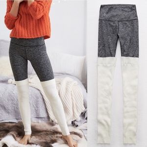 Aerie Play Legwarmer Legging Ribbed Athleisure Lou